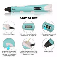 3D Pen For Children 3D Printing Drawing Pen DIY Funny Set for Kids Chidren Birth