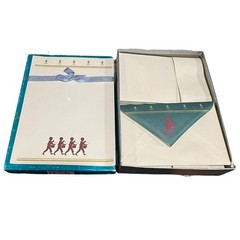 Vintage Mead Holiday Designer Stationery Set – Little Drummer Boy Christmas