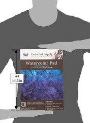 Water Color Sketchbook, A4 Cold Press Water Color 140Lb Pad, Sketch Book for Art