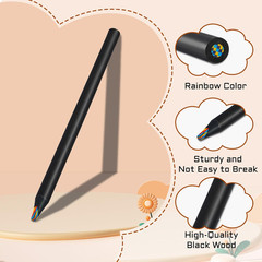 Stocking Stuffers for Kids Teens, Art Supplies 12 Rainbow Colored Pencils for Ki