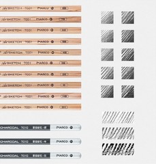 Sketch Drawing Pencils Set Art Supplies Artist Sketching Kit For Beginner