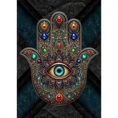Sanjee Diamond Art Painting Kits for Adults, 12×16 inches, Multicolored