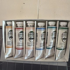Professional Watercolor Paint Set (6) 37 ml / 1.25 Fl Oz Assorted Colors – New