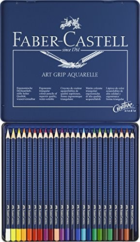 Faber-Castell Art Grip watercolor pencils 24 color 114224 Japan genuine