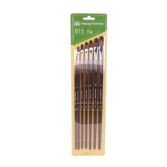 Art Paint Brushes 815 Series Set of 7 Oil Acrylic Watercolor Brushes Kit