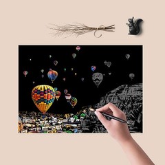 Scratch Painting Kits for Adults & Teens, 11.6 x 8.3 inches, America / Europe