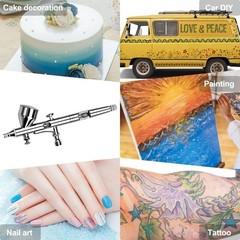 Professional Airbrush Kit with Precision Control – Ideal for Painting & Tattoos