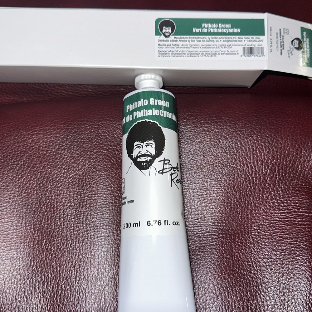 Bob Ross Oil Paint 200ml-Phthalo Green 6.76 Fl Oz 750016333 Pack Of 1
