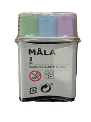 Chalk IKEA Brand -Mala -Assorted Colors 9 Pack For Kids 3+. New