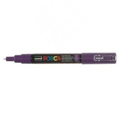 uni 17913000 Posca Extra Fine Marker, Sliver (PC1M.26), Silver