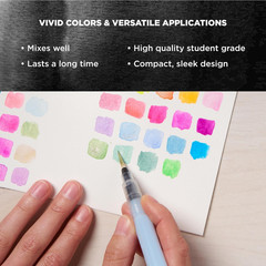 Koi Field 30 Assorted Watercolors with Water Brush Sketch Set XNCW-30N