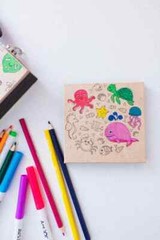 Art 101 Budding Artist 33 Piece Doodle and Create Colorable Art Set