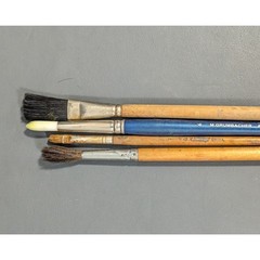 Vintage M Grumbacher Academy Yasutomo Artist Paint Brush Lot 4pc