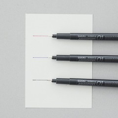 Oil-based pen Micropalm 01 EOK01#49-10P Black 10 Pieces