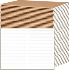 EOOUT 48 Pack A5 Lined Kraft Notebooks, Travel Journals Bulk 8.3×5.5in Colleg…