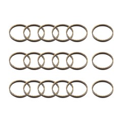 Round Earring Beading Hoop Rings Circle Link Ring 8mm/ 0.3″ Bronze,100pcs