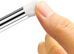Drybrush Set, 5 Sizes Miniature Paint Brushes, Multipurpose, Animal Hair, White,