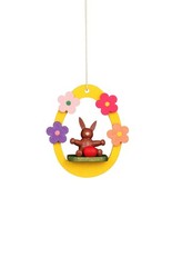 11-0601 – Christian Ulbricht Ornament – Baby Bunny in Egg – 2.25″H x 1.9″W x .8″