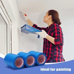 18 Rolls Painters Tape 2 Inches Wide Blue Painters Tape 18 Roll x 1.89 Inch x…