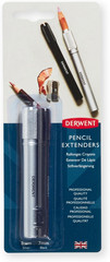 Pencil Extender Set Silver Black Adjustable Holder For 7mm-8mm Pencils