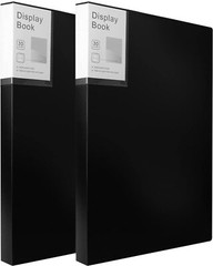 Portfolio Folder for Artwork Art Portfolio Binder 2 Packs 9″x12″ Demo Book Black