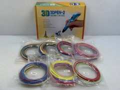 3D Pen-2 Pink With 7pcs Colored Filament NEW OPEN BOX