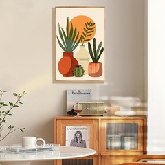 Framed Paint by Numbers Kit for Adults Beginner & Ages 8-12, Easy Plant Paint…