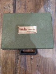 Liquitex Vintage 1970’s Acrylic Paint Set #342 Permanent Pigments W/Case *Prop*