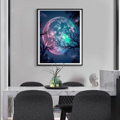 Moon Paint by Numbers Kit for Adults Beginner 16 x 20 inches,