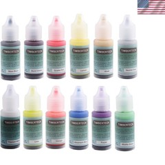 12-Pack Vibrant Acrylic Airbrush Paint Set – Perfect for Artists and Beginners