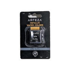 2 Pack Arteza Metallic Water Color Paint A716 Sky Blue