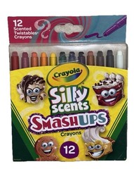 Crayola Silly Scents SmashUps Twistable Crayons 12 Ct Scented Kids