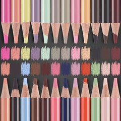 24PCS Skin Tone Colored Pencils Set Oil Based Drawing Sketching Shading Adult Co