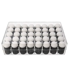 Finger Sponge Daubers with Storage Box for Painting Chalk Ink Craft 40 Pcs