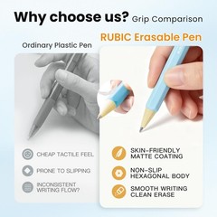 RUBIC Erasable Gel Pens Set, 36 Assorted Pastel Colors, 0.6mm Retractable Twi…