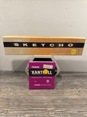 PRANG SKETCHO Oil (24) & Pressed (8) Crayons Set Sketching/Painting VTG AS IS