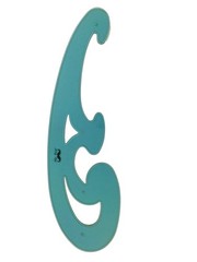 Mr. Pen French Curve and Template Ruler Set, 6 Pieces