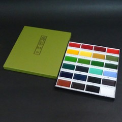 Kuretake Gansai Tambi / 24 Colors Set / Japanese Watercolor Paint for Etegami