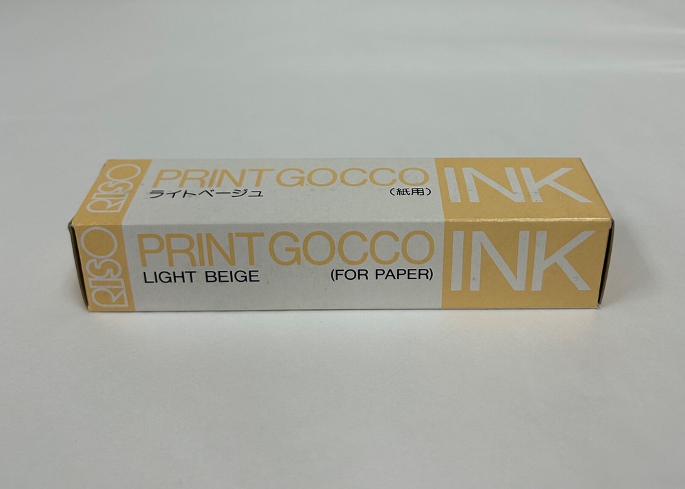 New Riso Print Gocco Color HM Hi Mesh Ink For Paper – Light Beige