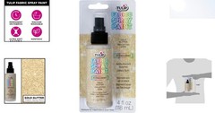 Washable Glitter Spray Paint in Glistening Gold – Perfect for Fabrics, 4 Oz