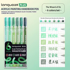 Languo 6/24/36/54/72/90 Colors Acrylic Painting Handbook Pens Multi-Color Gel Pe