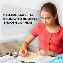 Flexible Ruler Green, 12 in (30 cm) Soft Plastic Shatter Resistant 1, Green