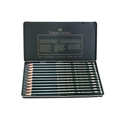 Faber Castell 9000 Pencil Set 12 Count 8 Color Hardness Range 8B to 2H