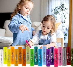 Paint Sticks,36 Classic Colors, Washable, Non-Toxic, Tempera Paint Sticks for…