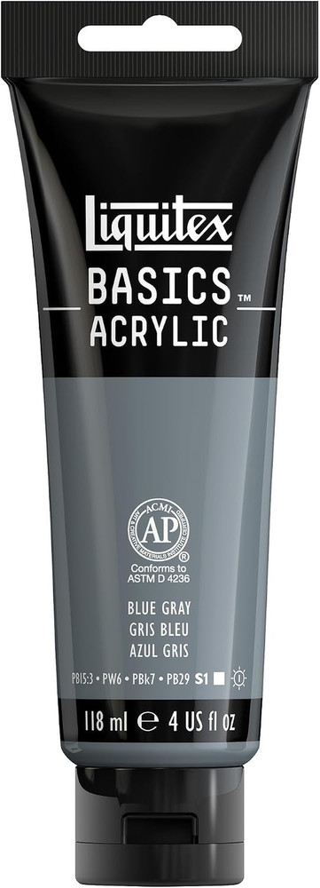 BASICS Acrylic Paint, 118Ml (4-Oz) Tube, Titanium White