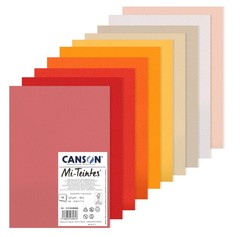 Mi-Teintes Coloured Drawing 160gsm A4 Paper Pack, Double Sided: Honeycomb & F…