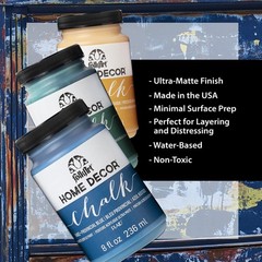 FolkArt 34165 Home Decor Chalk Furniture & Craft 8 Fl Oz (Pack of 1), Java