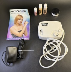 Photo Finish System Air Compressor, Hose, Airbrush gun, AC adapter Vl03