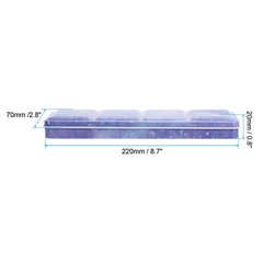 Empty Watercolor Palette Metal Watercolor Tin with 14Pack Full Pans Blue