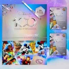 DISNEY 100 CRYSTAL ART STICKER ALBUM – STARTER PACK – NEW